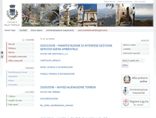 Tablet Screenshot of comune.villa-faraldi.im.it